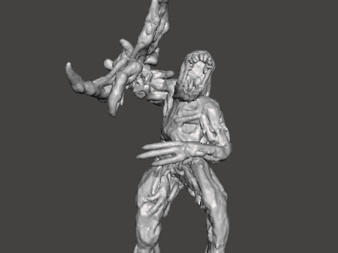 RE7 BLADE MOLDED MONSTER MINIATURE MODEL FOR HORROR OR FANTASY GAMES RPG DND Modello di stampa 3D