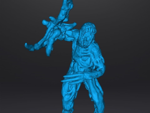 RE7 BLADE MOLDED MONSTER MINIATURE MODEL FOR HORROR OR FANTASY GAMES RPG DND Modello di stampa 3D