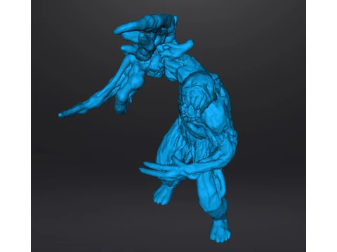 RE7 BLADE MOLDED MONSTER MINIATURE MODEL FOR HORROR OR FANTASY GAMES RPG DND 3D Print Model