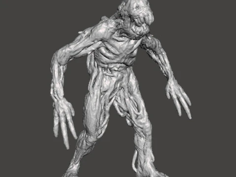 RE7 模制怪物微型模型，适用于恐怖或奇幻游戏角色扮演游戏 DND 3D 打印模型