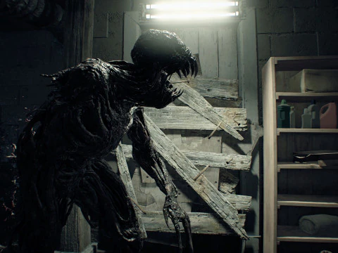 RE7 模制怪物微型模型，适用于恐怖或奇幻游戏角色扮演游戏 DND 3D 打印模型