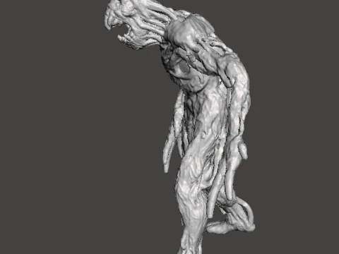 RE7 模制怪物微型模型，适用于恐怖或奇幻游戏角色扮演游戏 DND 3D 打印模型