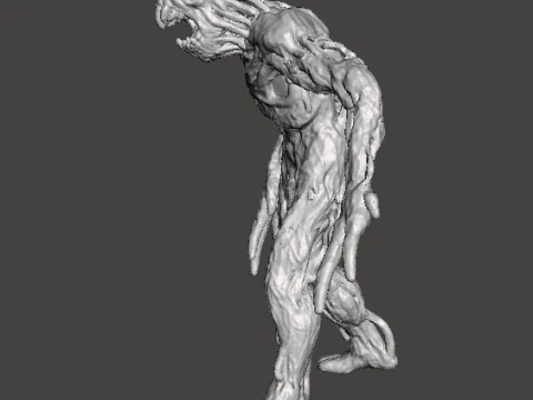 RE7 模制怪物微型模型，适用于恐怖或奇幻游戏角色扮演游戏 DND 3D 打印模型