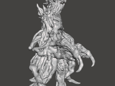 RE7 DOUBLE BLADE MOLDED MONSTER MINIATURE MODEL FOR HORROR OR FANTASY GAMES RPG DND 3D Print Model