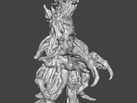 RE7 DOUBLE BLADE MOLDED MONSTER MINIATURE MODEL FOR HORROR OR FANTASY GAMES RPG DND 3D Print Model