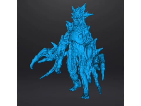 RE7 DOUBLE BLADE MOLDED MONSTER MINIATURE MODEL FOR HORROR OR FANTASY GAMES RPG DND 3D Print Model