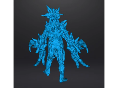 RE7 DOUBLE BLADE MOLDED MONSTER MINIATURE MODEL FOR HORROR OR FANTASY GAMES RPG DND 3D Print Model