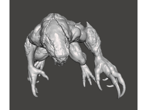RE3 HUNTER BETA MONSTER MINIATURE MODEL FOR HORROR OR FANTASY GAMES RPG DND 3D 打印模型