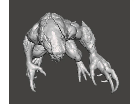 RE3 HUNTER BETA MONSTER MINIATURE MODEL FOR HORROR OR FANTASY GAMES RPG DND 3D Print Model
