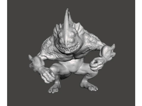 МІНІАТЮРНА МОДЕЛЬНА ФІГУРКА LOVECRAFT DEEP ONE ДЛЯ ФЕНТЕЗІ АБО ІГОР ЖАХІВ RPG DND 3D Принт Модель