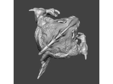 LOVECRAFT DEEP ONE MINIATURE MODEL FIGURE FOR FANTASY OR HORROR GAMES RPG DND 3D 프린트 모델