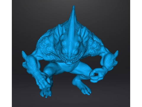LOVECRAFT DEEP ONE MINIATURE MODEL FIGURE FOR FANTASY OR HORROR GAMES RPG DND 3D 프린트 모델