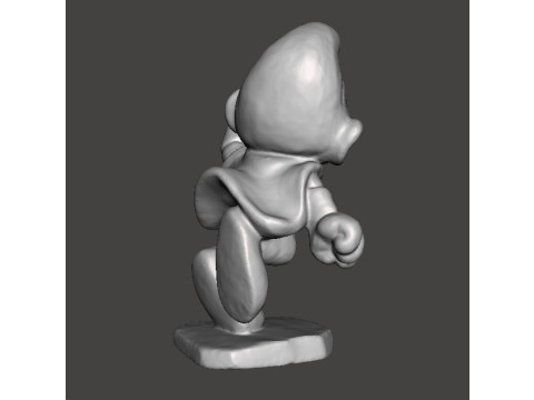 SUPER SMURF 1980 PVC PLASTIC SUPERHERO FIGURE MINIATURE TOY 3D Print Model