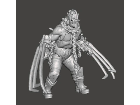 RE4 GARRADOR MINIATURE MODEL FOR HORROR OR FANTASY GAMES RPG DND 3D Print Model