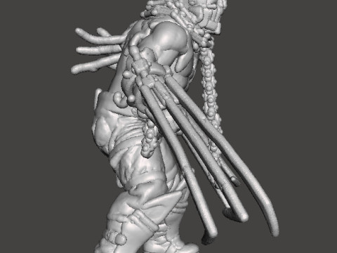 RE4 GARRADOR MINIATURE MODEL FOR HORROR OR FANTASY GAMES RPG DND 3D 프린트 모델