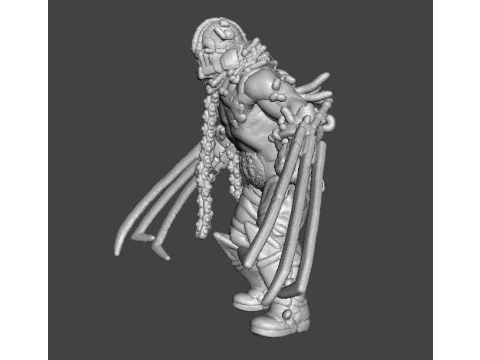 RE4 GARRADOR MINIATURE MODEL FOR HORROR OR FANTASY GAMES RPG DND 3D Print Model