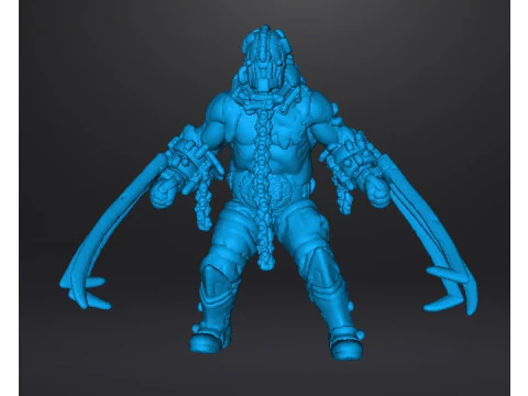 RE4 GARRADOR MINIATURE MODEL FOR HORROR OR FANTASY GAMES RPG DND 3D Print Model