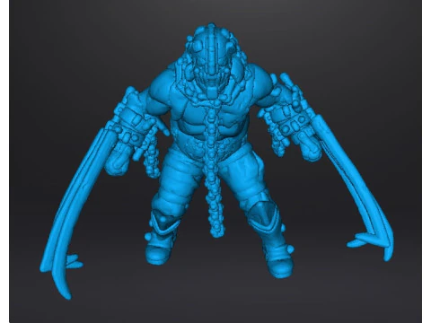 RE4 GARRADOR MINIATURE MODEL FOR HORROR OR FANTASY GAMES RPG DND 3D Print Model