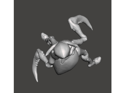 INSECTOID MANTIS WARRIOR MONSTER MINIATURE MODEL FOR FANTASY OR SCIFI GAMES RPG DND Modelo de Impressão 3D