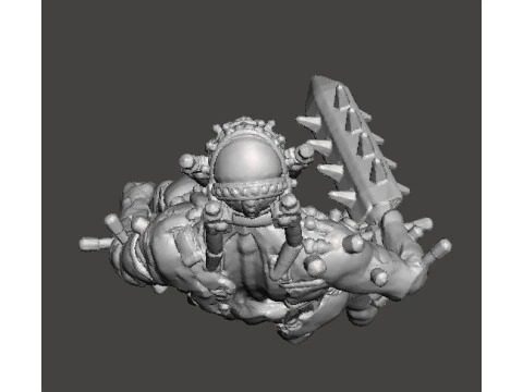 ZOMBIE BRUTE NAZI EXPERIMENT MINIATURE MODEL FIGURE FOR SCIFI GAMES RPG DND 3D Print Model