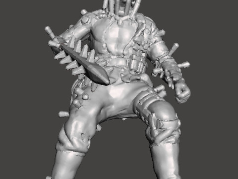 ZOMBIE BRUTE NAZI EXPERIMENT MINIATURE MODEL FIGURE FOR SCIFI GAMES RPG DND 3D 打印模型