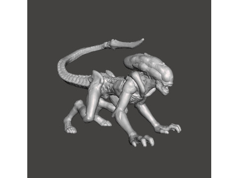 ALIENS BURSTER MINIATURE MODEL FOR SCIFI AND FANTASY GAMES RPG DND 3D 프린트 모델