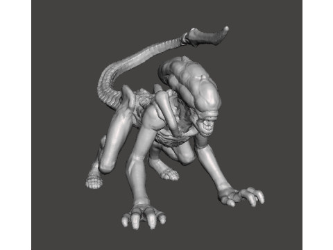 ALIENS BURSTER MINIATURE MODEL FOR SCIFI AND FANTASY GAMES RPG DND Modelo de Impressão 3D