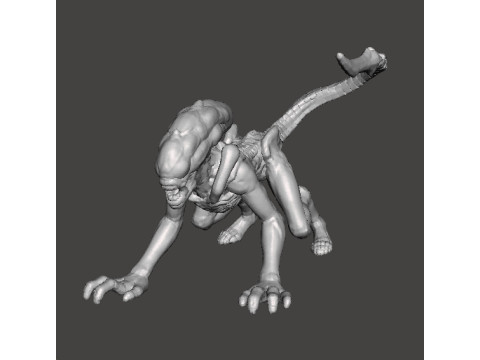 ALIENS BURSTER MINIATURE MODEL FOR SCIFI AND FANTASY GAMES RPG DND Modelo de Impressão 3D