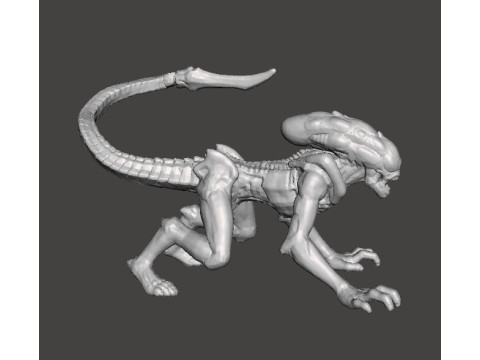 ALIENS BURSTER MINIATURE MODEL FOR SCIFI AND FANTASY GAMES RPG DND Modelo de Impressão 3D