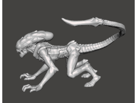 ALIENS BURSTER MINIATURE MODEL FOR SCIFI AND FANTASY GAMES RPG DND Modelo de Impressão 3D