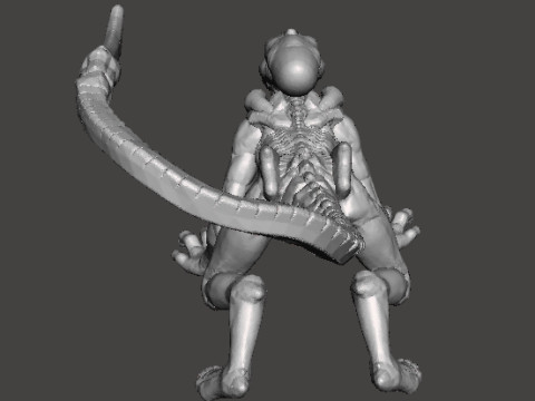ALIENS BURSTER MINIATURE MODEL FOR SCIFI AND FANTASY GAMES RPG DND Modelo de Impressão 3D