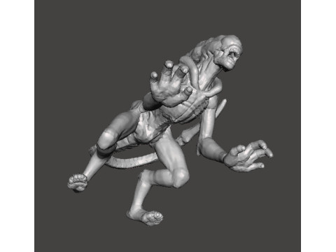 ALIENS BURSTER MINIATURE MODEL FOR SCIFI AND FANTASY GAMES RPG DND Modelo de Impressão 3D