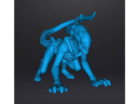 ALIENS BURSTER MINIATURE MODEL FOR SCIFI AND FANTASY GAMES RPG DND Modelo de Impressão 3D