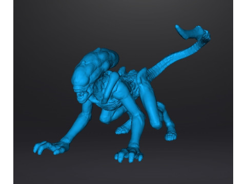 ALIENS BURSTER MINIATURE MODEL FOR SCIFI AND FANTASY GAMES RPG DND Modelo de Impressão 3D