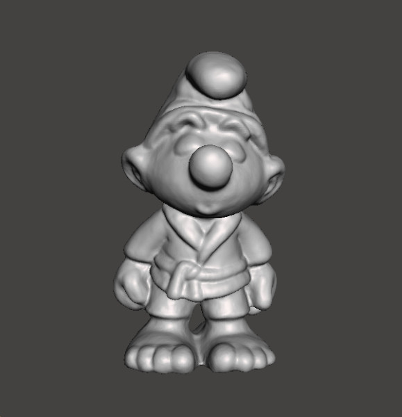 KARATE SMURF 1980 PVC PLASTIC SUPERHERO FIGURE MINIATURE TOY Modelo de Impressão 3D .c4d .max .obj .3ds .fbx .stl .blend
