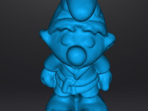 KARATE SMURF 1980 PVC PLASTIC SUPERHERO FIGURE MINIATURE TOY Modelo de Impressão 3D