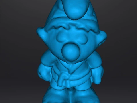 KARATE SMURF 1980 PVC PLASTIC SUPERHERO FIGURE MINIATURE TOY 3D Print Model