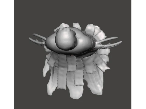 THE ENTITY MONSTER MINIATURE MODEL HORROR FANTASY GAMES RPG DND 3D Print Model