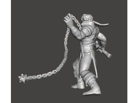 MODELLO IN MINIATURA RICHTER BELMONT CASTLEVANIA PER GIOCHI FANTASY O HORROR RPG DND Modello di stampa 3D