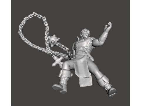 RICHTER BELMONT CASTLEVANIA MINIATURE MODEL FOR FANTASY OR HORROR GAMES RPG DND 3D 프린트 모델
