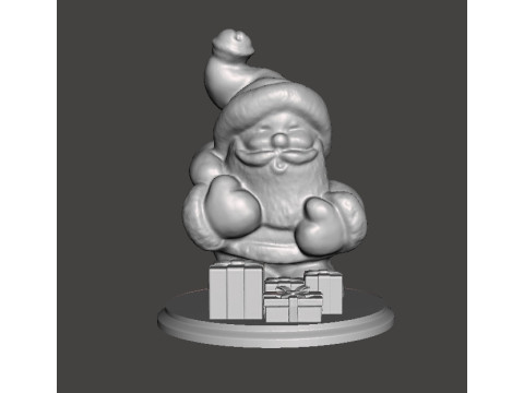 SANTA CLAUS CHRISTMAS VINTAGE FIGURE MODEL STATUE ORNAMENT 3D Принт Модель