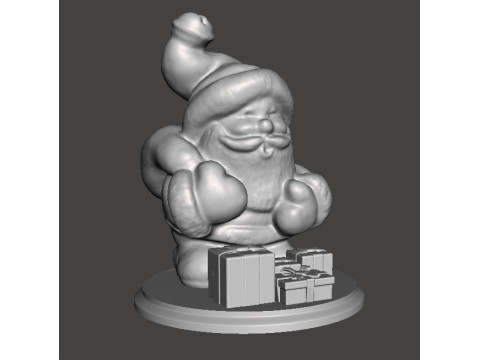 SANTA CLAUS CHRISTMAS VINTAGE FIGURE MODEL STATUE ORNAMENT 3D-Druckmodell
