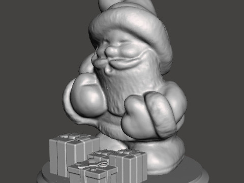 SANTA CLAUS CHRISTMAS VINTAGE FIGURE MODEL STATUE ORNAMENT 3D-Druckmodell