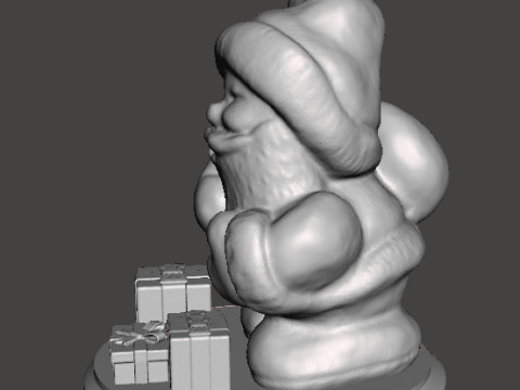 SANTA CLAUS CHRISTMAS VINTAGE FIGURE MODEL STATUE ORNAMENT 3D-Druckmodell