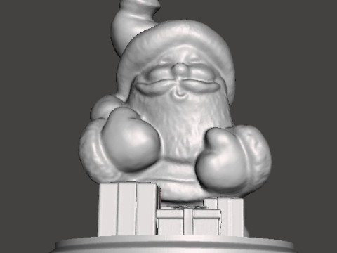 SANTA CLAUS CHRISTMAS VINTAGE FIGURE MODEL STATUE ORNAMENT 3D-Druckmodell