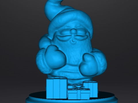 SANTA CLAUS CHRISTMAS VINTAGE FIGURE MODEL STATUE ORNAMENT 3D-Druckmodell