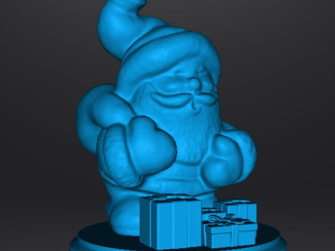 SANTA CLAUS CHRISTMAS VINTAGE FIGURE MODEL STATUE ORNAMENT 3D-Druckmodell