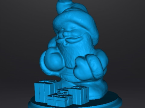SANTA CLAUS CHRISTMAS VINTAGE FIGURE MODEL STATUE ORNAMENT 3D-Druckmodell