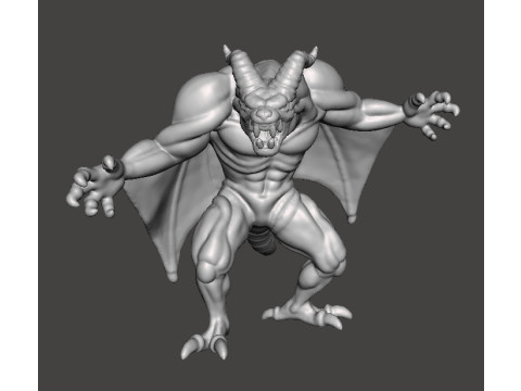 DRACULA DEMON FORM CASTLEVANIA MONSTER MINIATURE MODEL FOR HORROR OR FANTASY GAMES RPG DND Model Cetak 3D