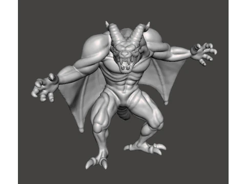 DRACULA DEMON FORM CASTLEVANIA MONSTER MINIATURE MODEL FOR HORROR OR FANTASY GAMES RPG DND 3D Print Model